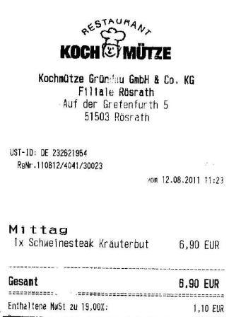 peid Hffner Kochmtze Restaurant